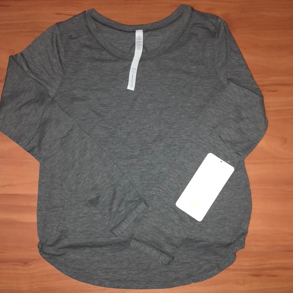 lululemon athletica Tops - Lululemon Dark Gray LS